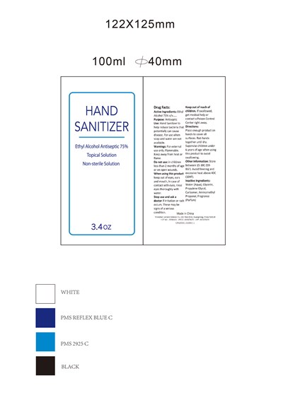 Hand Sanitizer 3.4oz